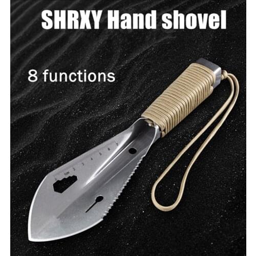 Metal detector digging tool Digger with Sheath Stainless Steel Garden shovel Knife