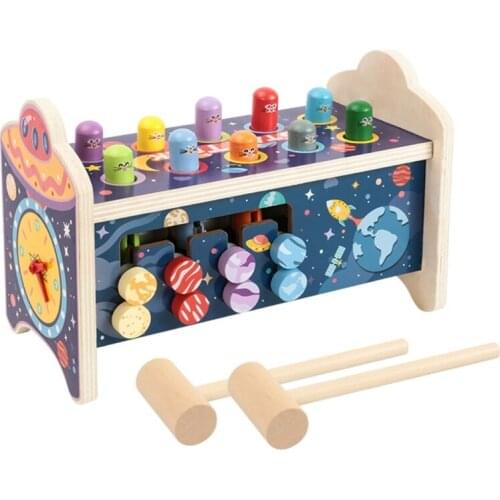 Montessori Toy Bench Hammer Creactive Xylophone Toy for Interactive Games H055