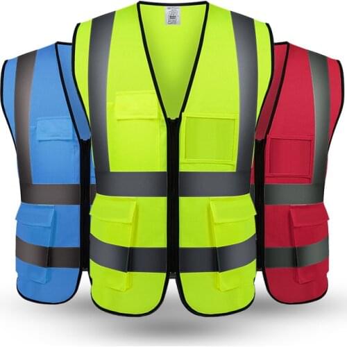 Motorcycle Jacket Reflective Vest Safety High Visibility Chaleco Reflectante Moto Riding Chaleco Motorsiklet Yelek Plus Size