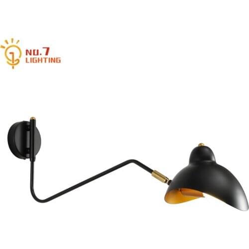 Retro Industria Individual Swing Arm Wall Lamp Led E27 Home Decor Bedroom Bedside Wall Sconces Dining/Living Room Reading Study