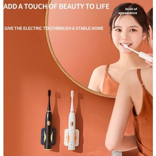 2021 Ins New Gravity Sensor Electric Toothbrush Holder Creativity No Trace Bracket Wall Mounted Save Space Bathroom Accessories