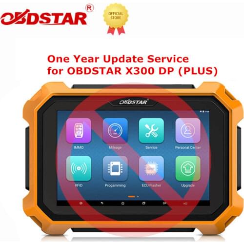 One Year Update Service for OBDSTAR X300 DP/X300 DP PLUS Limited-Time Discount