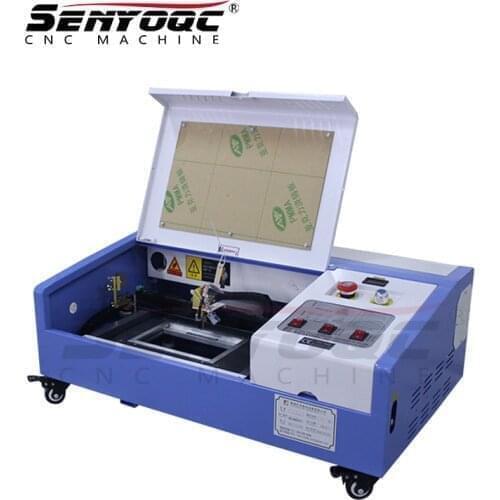 Original stock clothes raw rubber acrylic machinery leather industry 4040 mini engraver for stamp making fabric co2 laser cuttin