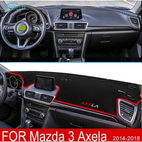 For Mazda3 Axela BM BN Anti-Slip Mat Dashboard Cover Pad Sunshade Dashmat Car Accessories 2013-2018 2014 2015 2016 2017