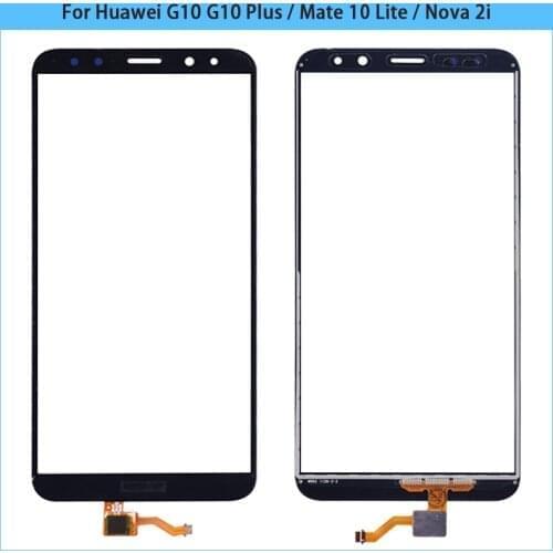 New Mate 10 Lite TouchScreen For Huawei G10 G10 Plus 5.9'' Touch Screen Panel Digitizer Sensor Front Outer Glass Nova 2i Replace