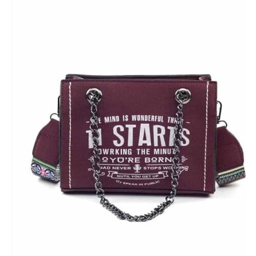 Famous Brand Luxury Handbag 2019 Women Bag Designer Womens Bag Rivet Chain Messenger Shoulder Bags Female Skull Clutch Velour
