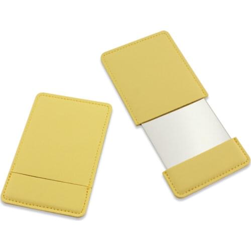Ultra-thin Makeup Mirror Vanity Mirror Cosmetic 7 colors Make Up Pocket Rectangle Foldable Compact Makeup Folding Mirrors