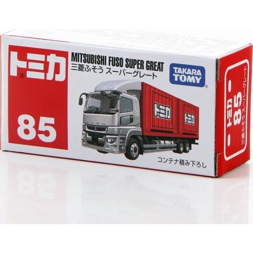 Takara Tomy Tomica Mitsubishi Fuso Super Great Transport Car Metal Diecast Model Vehicle Toy Car New #85