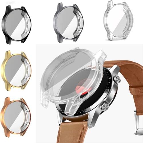 Suitable for Huawei GT2 watch TPU protective case For Huawei GT2 watch 42 mm and 46 mm full screen protective case