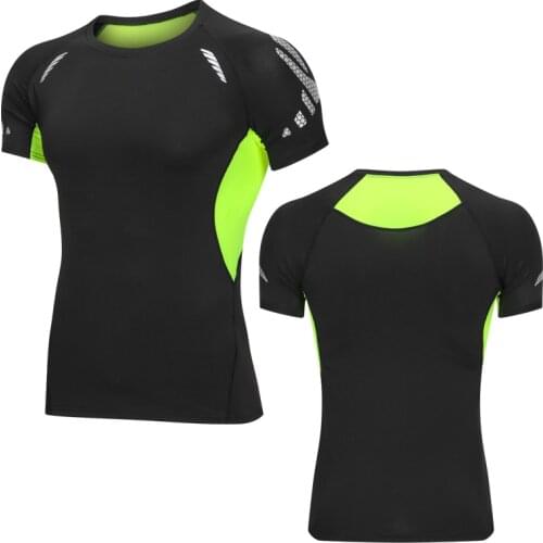 Gym Shirt Fitness Sportswear Man Short Sleeve Workout Tees Sport T Shirt High Quality Running Shirt Summer On Promotion