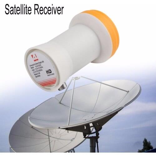 Universal Ku-Band Single LNBF 9.75/10.6KU Dual Output Full HD Digital KU LNB Satellite Receiver High Band Low Band