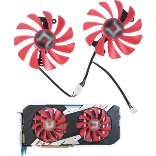 1 Pair 95mm FDC10H12S9-C GPU Cooler Cooling Fan for GTX 1080 GTX1070 Graphics Video Card Fan