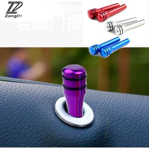 ZD 2Pcs Automobiles For Hyundai Tucson 2017 Solaris ix35 i30 Suzuki Swift Mitsubish ASX Car Metal Door Pin Lock Knob Lift Covers