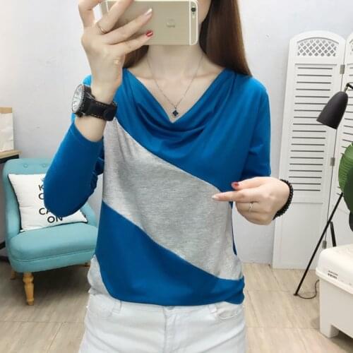 BOBOKATEER 2021 Long Sleeve T Shirt Women Clothes T-shirty Damskie Woman Tshirts Haut Femme Elegant Camisas De Mujer Antumn Top