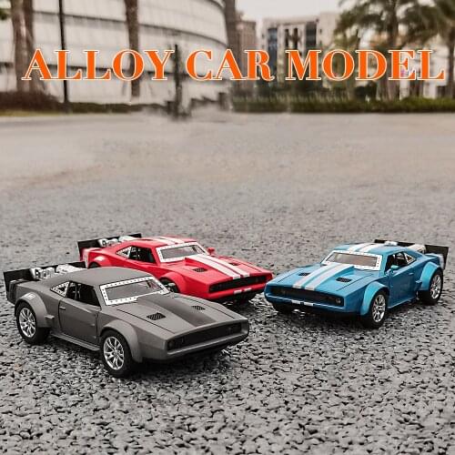 1:32 Fast&Furious Dodge Charger Car Model Diecast Alloy Horses Muscle Vehicle Models With Sound Lighting Toy Gift For Collection