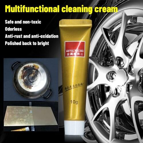 1PC Polishing Agent For Automobile Hub 10g Ultimate Metal Polish Cream For Copper Brass Chrome Aluminium Stainless Steel Gold