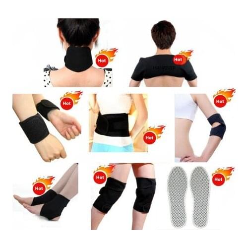 11 pcs/set Tourmaline Magnetic Therapy Self Heating Massage Belt Tormaline Belt For Keeping Warm & Relieve Pain