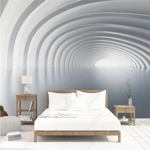 3D Stereo Space Wall Papers Home Decor 3D Custom Living Room Bedroom Extension Space Wall Mural Wallpapers Papel De Parede 3d