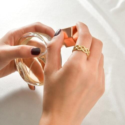 Acheerup Women's Gold Rings