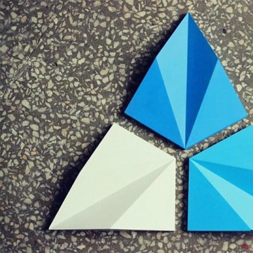 Irregular quadrilateral wall brick silica gel mold cement concrete wall paste background wall mold collage home decoration mold