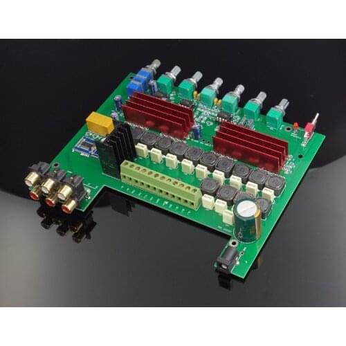 A600 DC24V 50W*5 +100W TPA3116 5.1 channel Bluetooth 4.2 audio amplifier board With Treble Bass adjustment preamp