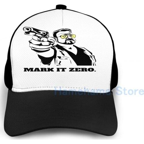 Fashion Mark It Zero - Walter Sobchak Big Lebowski Basketball Cap men women Graphic print black Unisex adult hat
