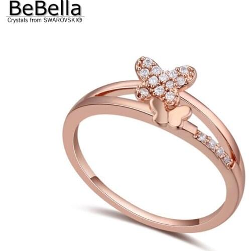 Женские золотые кольца BeBella China At AliExpress