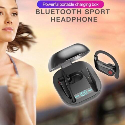 Wireless Bluetooth Earphones TWS Stereo Headphone In-ear Earbuds True Hifi Sport Headset With LED Digital Display Touch Control