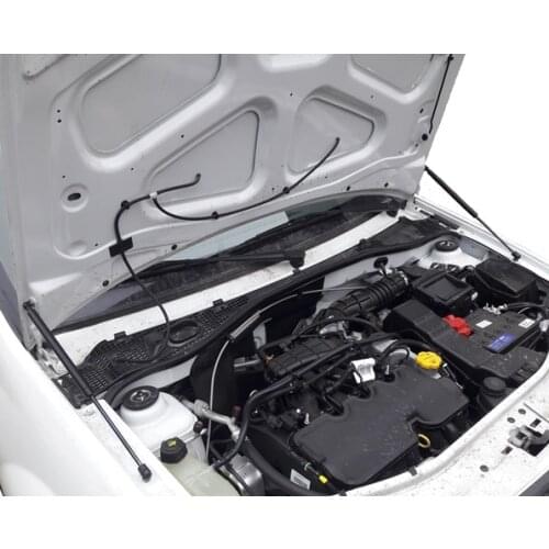 For Renault Logan I Tonda 2004-2012 for Nissan Aprio Front Hood modify Gas Spring Carbon Fiber Lift Supports Struts Rod Shocks