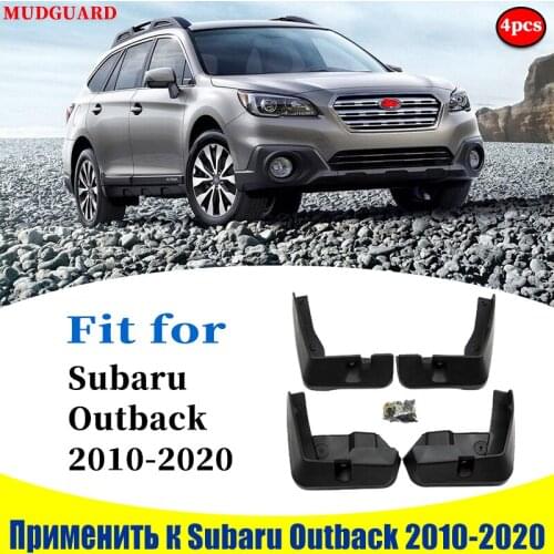 Car Mudflaps Front Rear 4pcs FOR Subaru Outback Mudguard Fenders Mud Flap Guard Splash Mudguards Fender car accessories styline