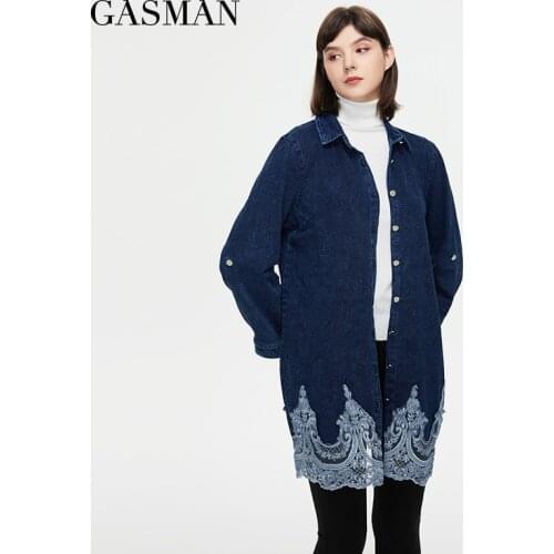 Женские длинные футболки GASMAN China At AliExpress