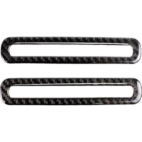 Fit for Ford Mustang 2015-2017 Carbon Fiber Door Air Conditioner Air Outlet Exhaust Cover Interior modification car accessories