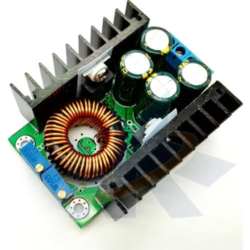 DCDC Step-down Adjustable 10A Constant Voltage Constant Current High-power Solar Charging LED Driver Car Power Module