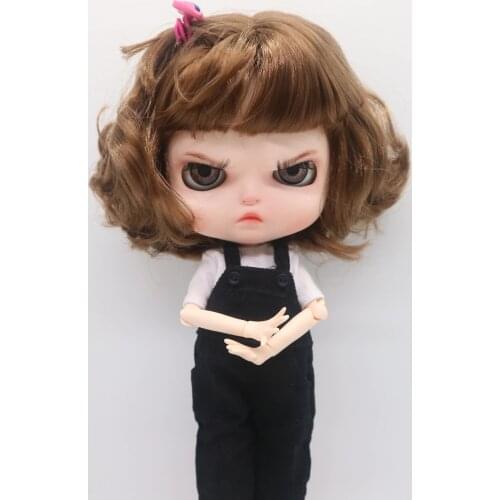 Selling Nude doll customization doll DIY joint body blyth doll For Girls angry girl