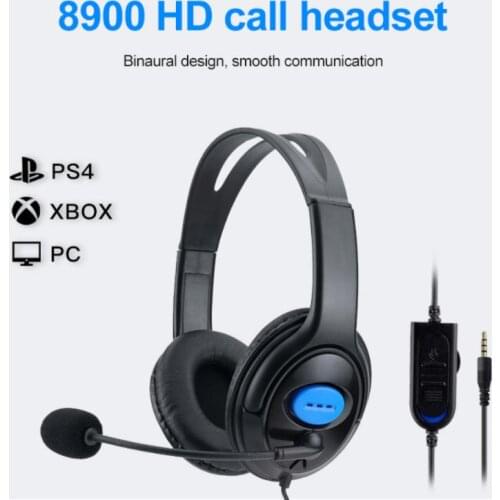 Professional LED Headphones For PS 4 PS5 Game Headset Light Bass Stereo Gaming Earphones With Mic 3.5mm Wired Noise Reduction