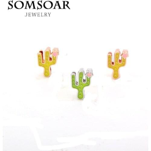Somsoar Jewelry Prickly Pear Charm Fit For Leather Wrappable Bracelet as Mothers Day Gift 10pcs/lot
