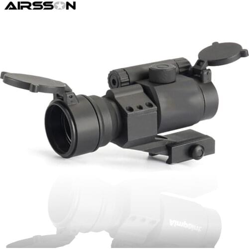 Tactical Red Dot Sight Scope Plastic Hunting Optics Holographic Riflescope Track Scope Airsoft Toy Gun Accessories