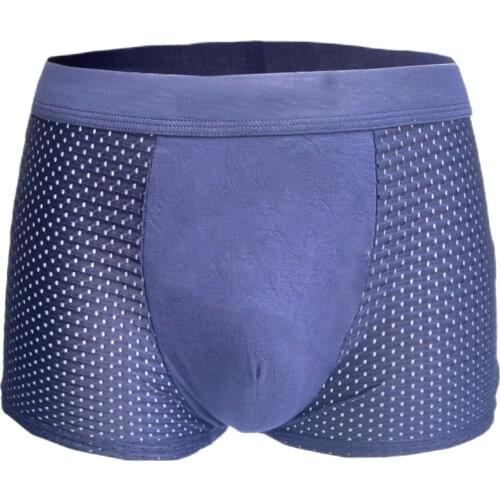 4pcs/Lot Bamboo Fiber Mens Boxer Panties Underpants Shorts Breathable Soft Underwear Homewear Large Size