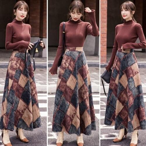 YI SI FU Women's Warm Skirts