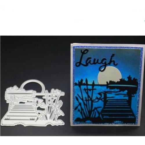 YINISE Metal Cutting Dies For Scrapbooking Stencils Night View DIY Paper Album Cards Making Embossing Folder Die Cuts CUT Mold