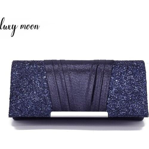 Women Clutch Bag Sequin Purse Shoulder Bag Female Wedding Party Wallet Mini Handbag Elegant Lady Evening Bag ZD1413
