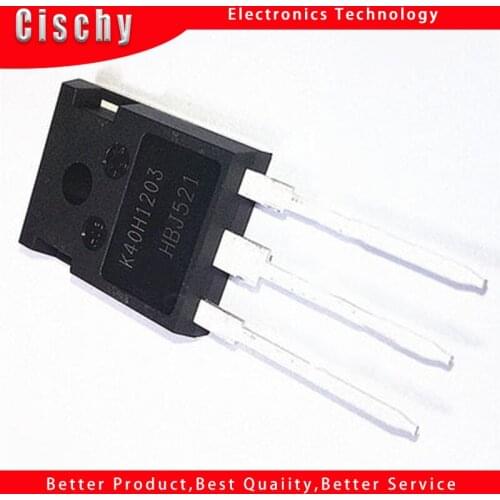 5pcs IKW40N120H3 TO-247 K40H1203 TO247 1200V 40N120 IKW40N120