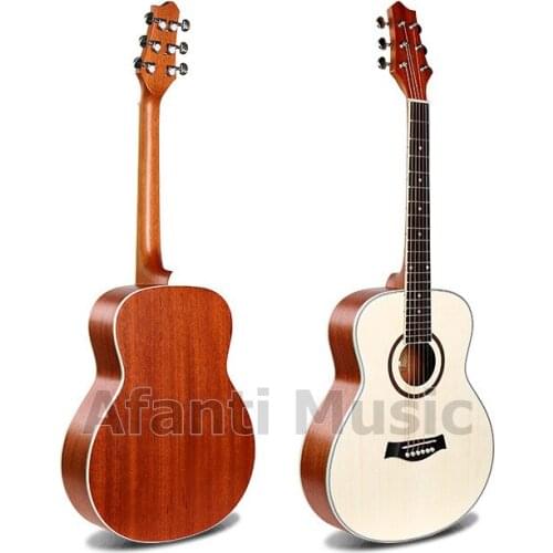 Afanti Music 36 inch Spruce top / Sapele Back & Sides Acoustic guitar (WY-018)