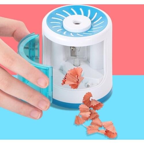 Automatic Electric Pencil Sharpener USB/Battery Operated Stationery Home Office School Supplies Kids Students Gift G88D