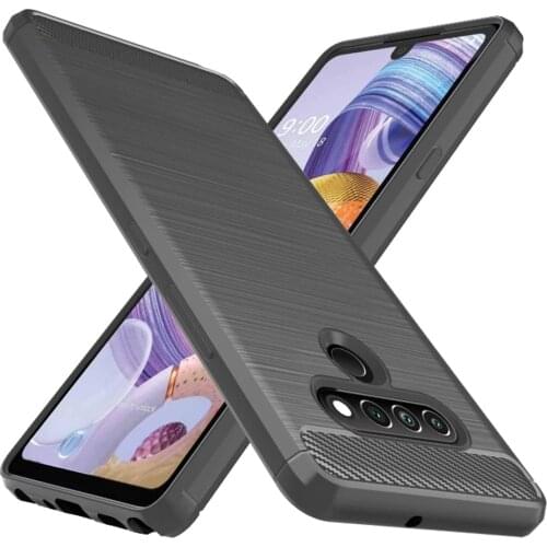 LG Stylo 4/5/6/7 4G 5G Case,Shockproof Flexible TPU Rubber Protective Cell Phone Cover for LG Q6 Q7 Q8 Q60 Q70 Q92 Velvet K50