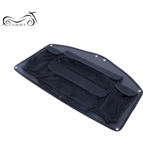 Black Motorcycle Rear Trunk Lid Organizer Bag Pouch Storage Box For Honda Gold Wing GL 1800 GL1800 2001-2017