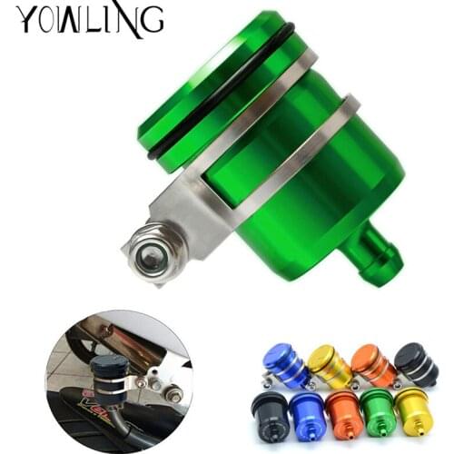 FOR kawasaki NINJA 250R 2008-2012 ZX6R ZX10R Z750R Z1000SX Motorcycle CNC Brake Fluid Reservoir Clutch Tank round Oil Fluid Cup