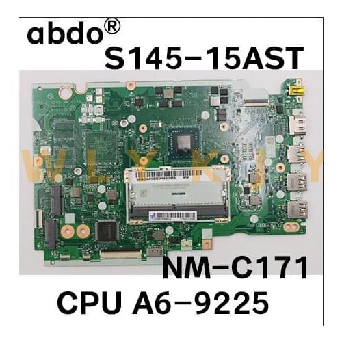 For Lenovo IdeaPad S145-15AST laptop motherboard NM-C171 motherboard CPU A6-9225 UMA FUR 5B20S41905 100% test work