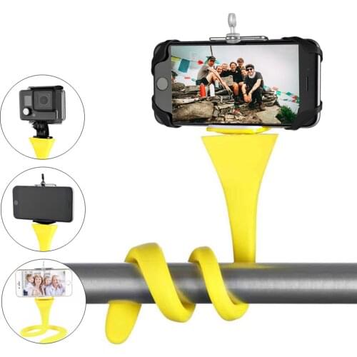 Flexible Selfie Stick Monopod Tripod Monkey Holder for GoPro for IPhone Xiaomi Camera Phone Car Bicycle Universal Skiing Explore