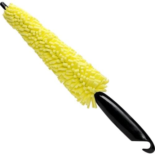 Wheel Rims Tire Washing Brush Plastic Handle Auto Scrub Brush Vehicle Cleaning Brush Car Wash Sponges Car Wheel Brush